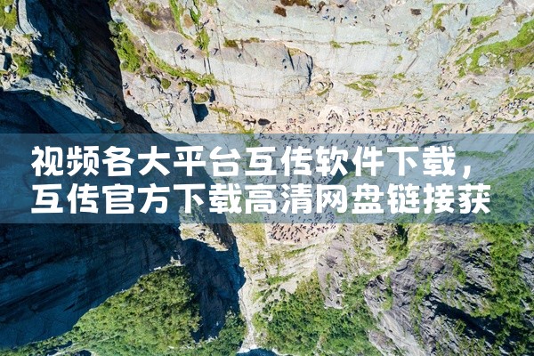 视频各大平台互传软件下载