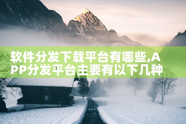 软件分发下载平台有哪些